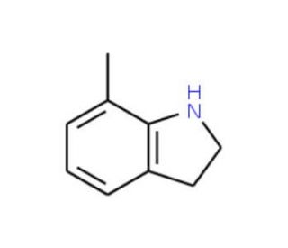 7-Methyl-2,3-dihydro-1H-indole (CAS 65673-86-1) - chemical structure image
