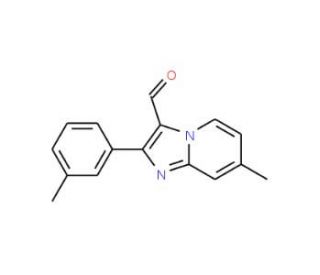 7-Methyl-2-(3-methylphenyl)imidazo[1,2-a]pyridine-3-carbaldehyde - chemical structure image
