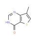 7-Methyl-3,4-dihydrothieno[3,2-d]pyrimidin-4-one - chemical structure image