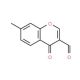 7-Methyl-4-oxo-4H-chromene-3-carbaldehyde - chemical structure image
