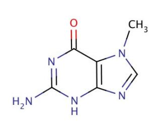 7-Methylguanine (CAS 578-76-7) - chemical structure image
