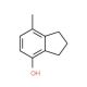 7-methylindan-4-ol (CAS 16400-13-8) - chemical structure image