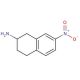 7-Nitro-1,2,3,4-tetrahydro-2-naphthalenamine (CAS 101167-13-9) - chemical structure image