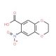 7-nitro-2,3-dihydro-1,4-benzodioxine-6-carboxylic acid (CAS 57672-33-0) - chemical structure image