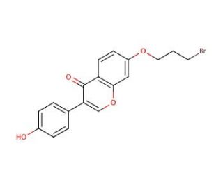 7-O-w-Bromopropyldaidzein (CAS 309252-38-8) - chemical structure image