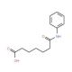 7-Oxo-7-(phenylamino)heptanoic Acid (CAS 160777-08-2) - chemical structure image