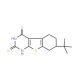 7-tert-butyl-2-mercapto-5,6,7,8-tetrahydro[1]benzothieno[2,3-d]pyrimidine-4(3H)-thione - chemical structure image