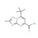 7-tert-Butyl-2-methyl-[1,2,4]triazolo[1,5-a]-pyrimidine-5-carboxylic acid - chemical structure image
