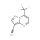7-(trifluoromethyl)pyrazolo[1,5-a]pyrimidine-3-carbonitrile - chemical structure image