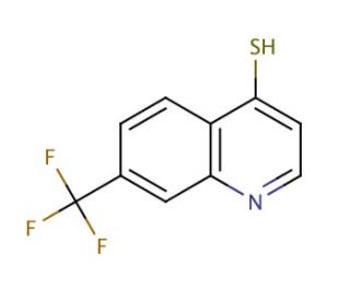 7-(Trifluoromethyl)quinoline-4-thiol (CAS 64415-07-2) - chemical structure image