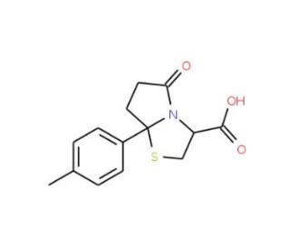 7a-(4-methylphenyl)-5-oxohexahydropyrrolo[2,1-b][1,3]thiazole-3-carboxylic acid - chemical structure image
