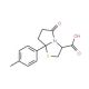 7a-(4-methylphenyl)-5-oxohexahydropyrrolo[2,1-b][1,3]thiazole-3-carboxylic acid - chemical structure image