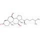 7α,12α-Dihydroxy-5β-cholestan-3-one - chemical structure image