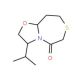 (7R,10S)-(+)-1-Aza-10-isopropyl-8-oxa-4-thiabicyclo[5.3.0]-2-decanone - chemical structure image