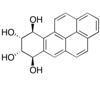 (7R,8S,9R,10S)-rel-7,8,9,10-Tetrahydrobenzo[a]pyrene-7,8,9,10-tetrol (CAS 61490-66-2) - chemical structure image