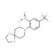 8-[(2-Nitro-4-(trifluoromethyl)phenyl]-1,4-dioxa-8-azaspiro-[4,5]-decane - chemical structure image