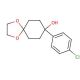 8-(4-Chlorophenyl)-1,4-dioxaspiro[4.5]decan-8-ol (CAS 126991-59-1) - chemical structure image