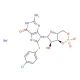 8-(4-Chlorophenylthio)guanosine 3′,5′-cyclic Monophosphate sodium salt (CAS 51239-26-0) - chemical structure image