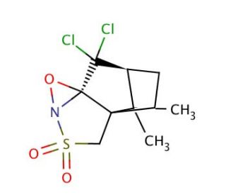 (&plus;)-(8,8-Dichlorocamphorylsulfonyl)oxaziridine (CAS 127184-05-8) - chemical structure image