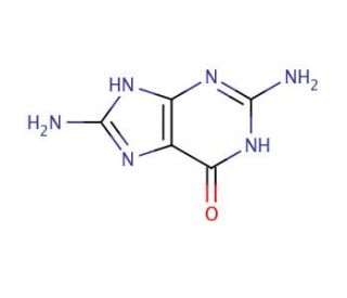 8-Aminoguanine (CAS 28128-41-8) - chemical structure image