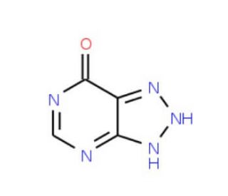 8-Azahypoxanthine (CAS 2683-90-1) - chemical structure image