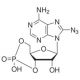 8-Azidoadenosine 3′:5′-cyclic monophosphate (CAS 31966-52-6) - chemical structure image