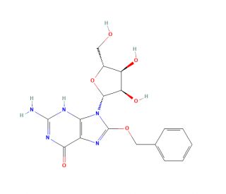 8-(Benzyloxy)guanosine (CAS 3868-36-8) - chemical structure image