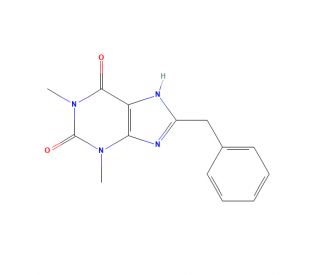 8-Benzyltheophylline (CAS 2879-15-4) - chemical structure image