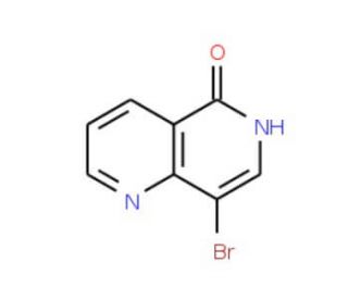 8-Bromo-1,6-naphthyridin-5(6H)-one (CAS 155057-97-9) - chemical structure image