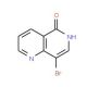 8-Bromo-1,6-naphthyridin-5(6H)-one (CAS 155057-97-9) - chemical structure image