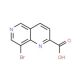 8-Bromo-1,6-naphthyridine-2-carboxylic acid (CAS 64172-78-7) - chemical structure image
