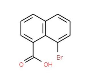 8-Bromo-1-naphthoic acid (CAS 1729-99-3) - chemical structure image