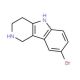8-Bromo-2,3,4,5-tetrahydro-1H-pyrido[4,3-b]indole (CAS 497261-38-8) - chemical structure image