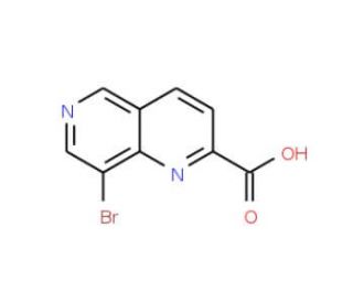 8-Bromo-2-carboxy[1,6]naphthyridine (CAS 197507-55-4) - chemical structure image
