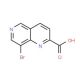 8-Bromo-2-carboxy[1,6]naphthyridine (CAS 197507-55-4) - chemical structure image