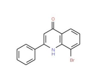 8-Bromo-2-phenyl-4-quinolinol (CAS 927800-73-5) - chemical structure image