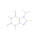 8-Bromo-3,7-dihydro-3-methyl-7-(1-methylethyl)-1H-purine-2,6-dione (CAS 123980-53-0) - chemical structure image