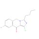 8-Bromo-3-butyl-1-chloro-5,10-dihydroimidazo[1,5-b]isoquinolin-10(5H)-one (CAS 1246816-60-3) - chemical structure image