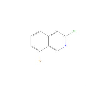 8-Bromo-3-chloroisoquinoline (CAS 1029720-63-5) - chemical structure image