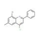 8-Bromo-4-chloro-6-methyl-2-phenylquinoline (CAS 1156275-50-1) - chemical structure image