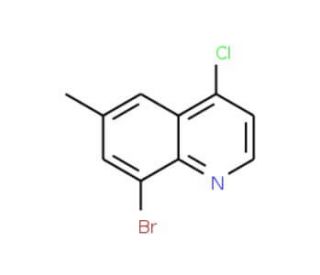 8-Bromo-4-chloro-6-methylquinoline (CAS 1156602-22-0) - chemical structure image