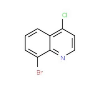 8-Bromo-4-chloroquinoline (CAS 65340-71-8) - chemical structure image