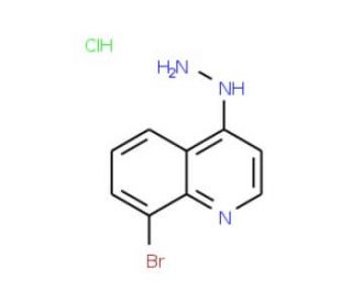 8-Bromo-4-hydrazinoquinoline hydrochloride (CAS 1172264-62-8) - chemical structure image