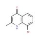 8-Bromo-4-hydroxy-2-methylquinoline (CAS 1201-08-7) - chemical structure image