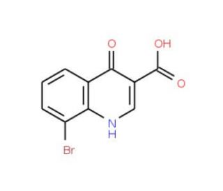 8-Bromo-4-hydroxyquinoline-3-carboxylic acid (CAS 35973-17-2) - chemical structure image