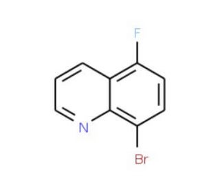 8-Bromo-5-fluoroquinoline (CAS 917251-99-1) - chemical structure image