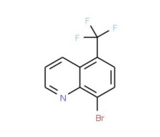 8-Bromo-5-trifluoromethylquinoline (CAS 917251-92-4) - chemical structure image