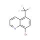 8-Bromo-5-trifluoromethylquinoline (CAS 917251-92-4) - chemical structure image