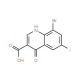 8-Bromo-6-fluoro-4-hydroxyquinoline-3-carboxylic acid (CAS 1019016-15-9) - chemical structure image