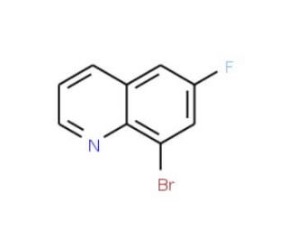 8-Bromo-6-fluoroquinoline (CAS 22960-18-5) - chemical structure image